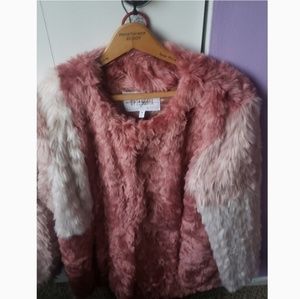 Daya by Zendaya faux fur coat